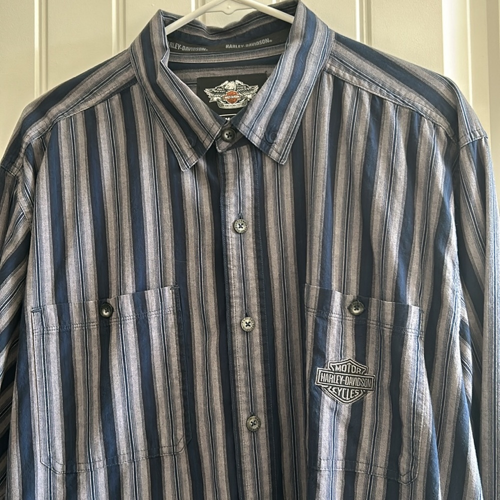 Men’s Harley Davidson Long Sleeve Shirt - Picture 1 of 12